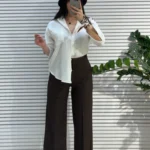 شومیز اسکارف دار بیسو