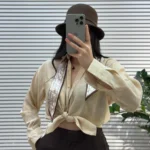 شومیز اسکارف دار بیسو