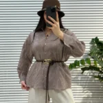 شومیز راه راه پری